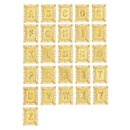 2pc 14k Initial & Cross Necklace Set