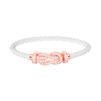 CHANCE LARGE 8 FIGURE BUCKLE FULL DIAMOND BRACELET ROSE GOLD VIP