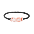 CHANCE LARGE 8 FIGURE BUCKLE FULL DIAMOND BRACELET ROSE GOLD VIP