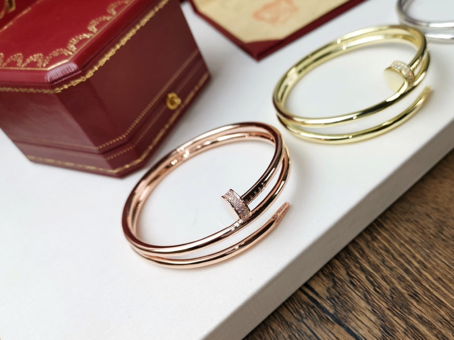 JUSTE BRACELET 3.5MM DOUBLE ROW DIAMOND VIP