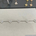 CLOVER 5 MOTIF FULL DIAMOND BRACELET COLLECTION