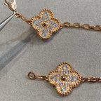 CLOVER 5 MOTIF FULL DIAMOND BRACELET COLLECTION