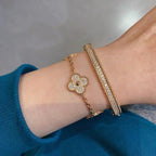 CLOVER 5 MOTIF FULL DIAMOND BRACELET COLLECTION