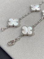 CLOVER WHITE PEARL MOP 5 MOTIF BRACELET COLLECTION