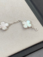 CLOVER WHITE PEARL MOP 5 MOTIF BRACELET COLLECTION