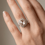 PEARL CROWN RING