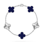 CLOVER 5 MOTIF LAPIS LAZULI BRACELET COLLECTION VIP