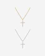 Cubic Zirconia Cross Pendant