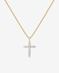 Cubic Zirconia Cross Pendant