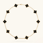 CLOVER | 10-Motive Black Necklace – Sleek, Modern Statement Jewelry