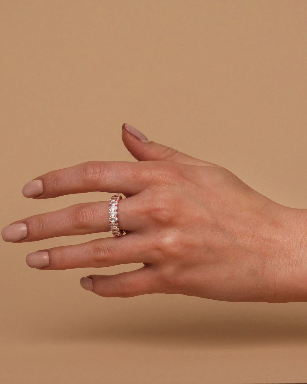 Oval Eternity Band
