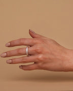 Oval Eternity Band
