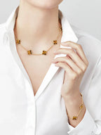 CLOVER | 10-Motif Tiger Necklace