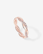 Braided Eternity Pinky Band