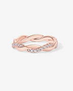 Braided Eternity Pinky Band