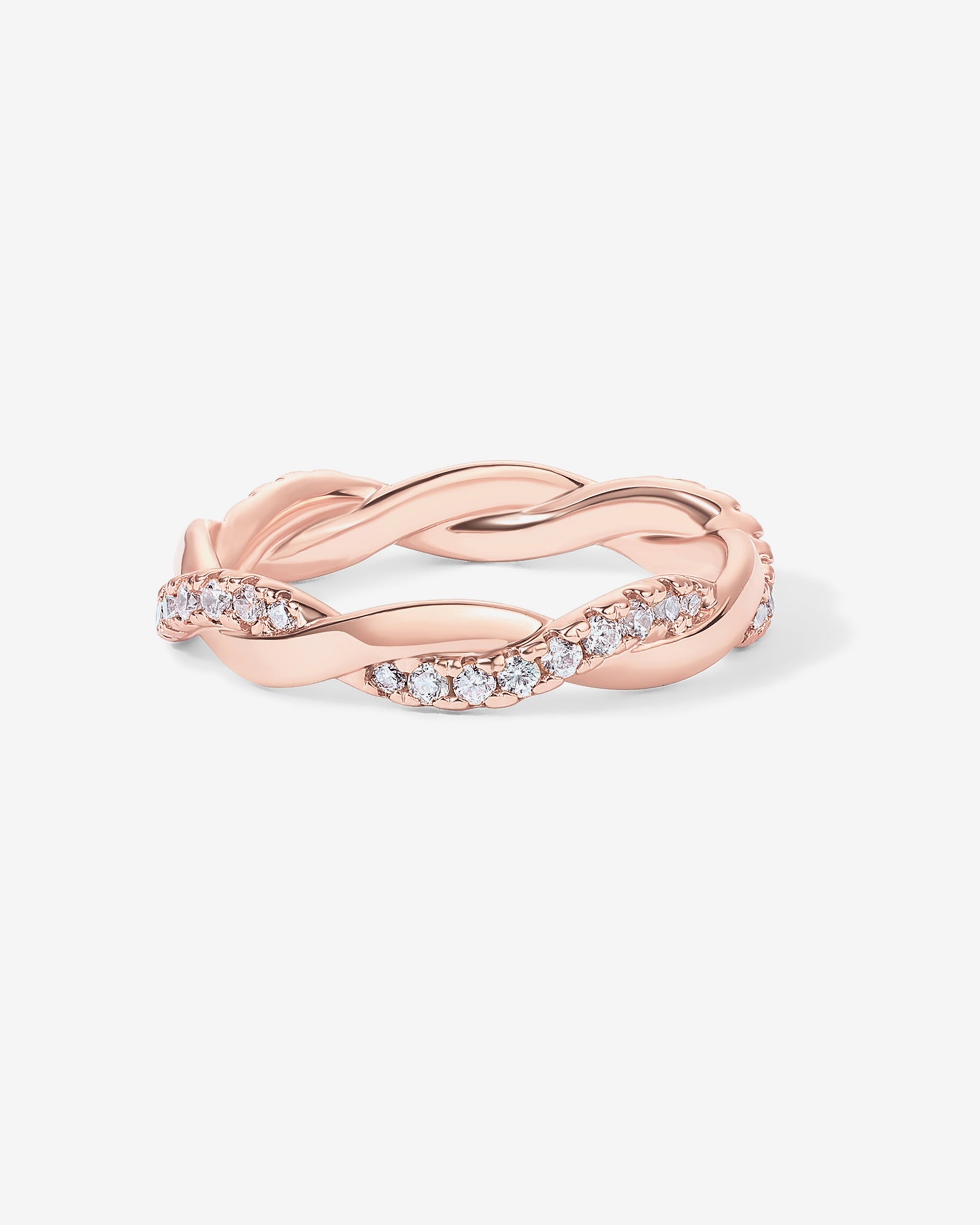 Braided Eternity Pinky Band