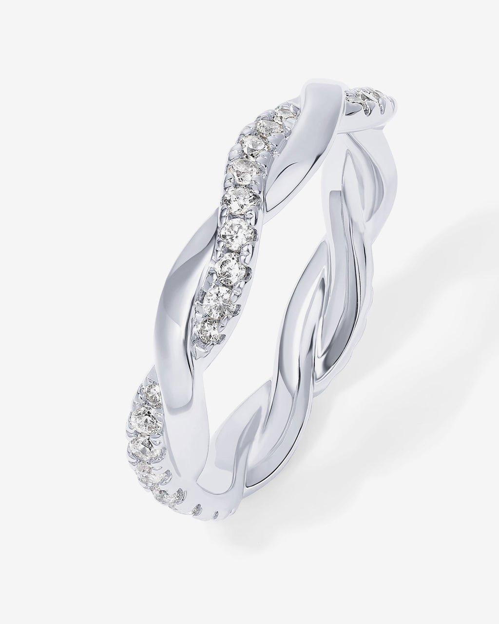 Braided Eternity Pinky Band