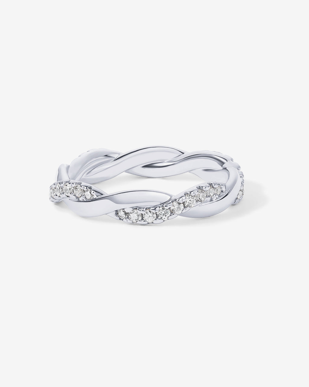 Braided Eternity Pinky Band