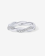 Braided Eternity Pinky Band
