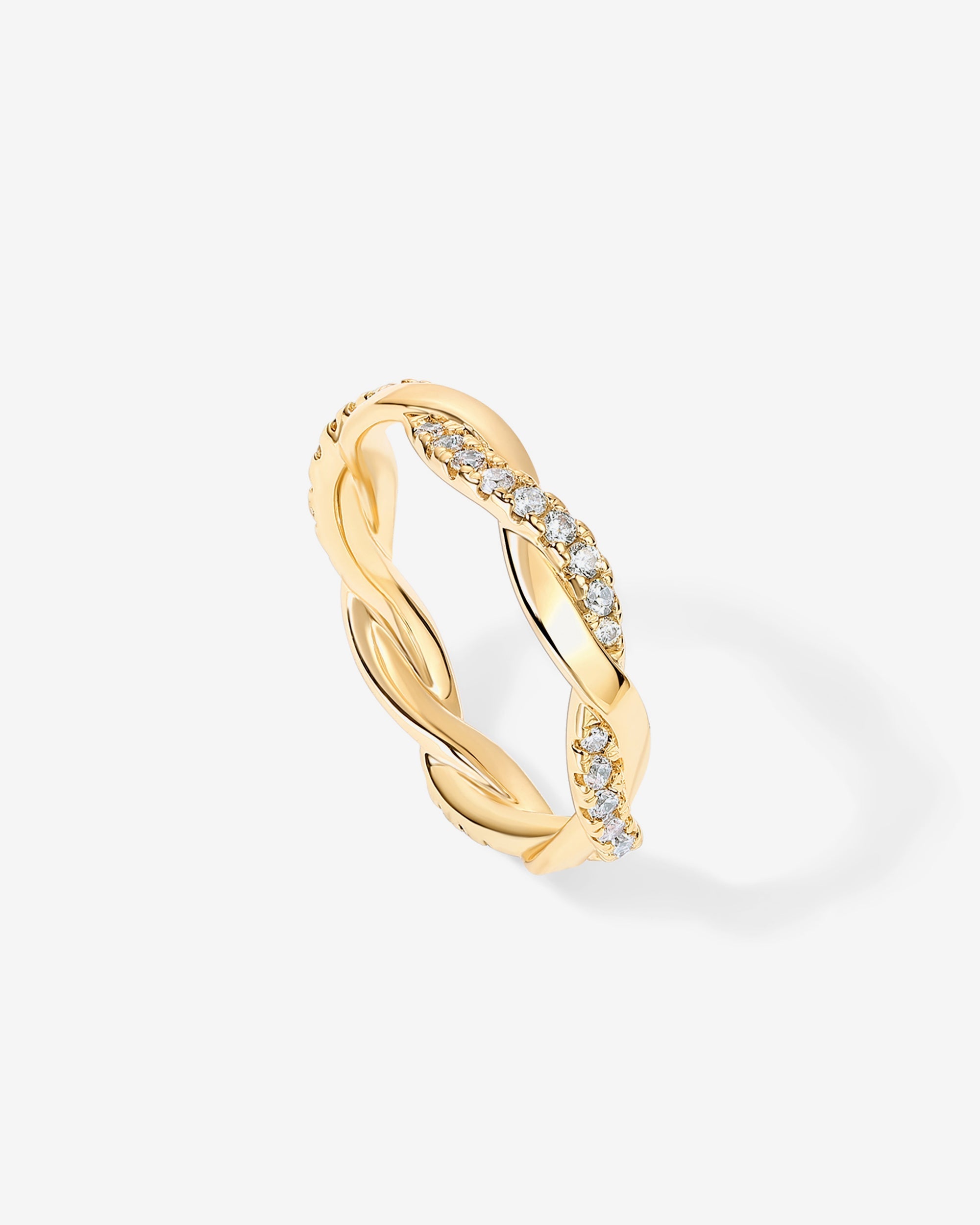 Braided Eternity Pinky Band