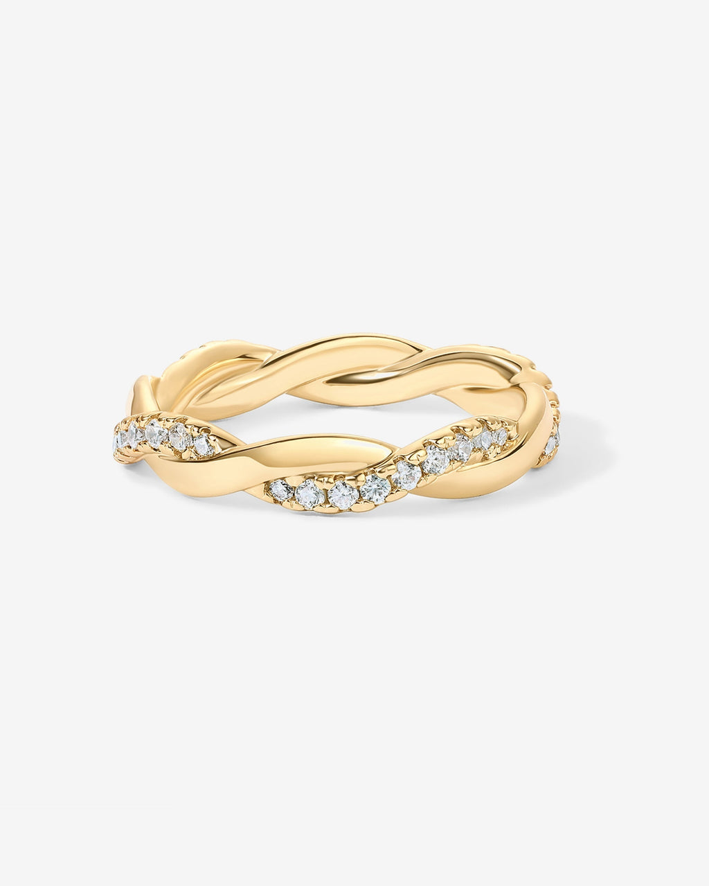 Braided Eternity Pinky Band