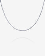 Stackable Mini Square Box Chain Necklace