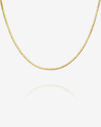 Stackable Mini Square Box Chain Necklace