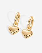 Heart Charm Earrings