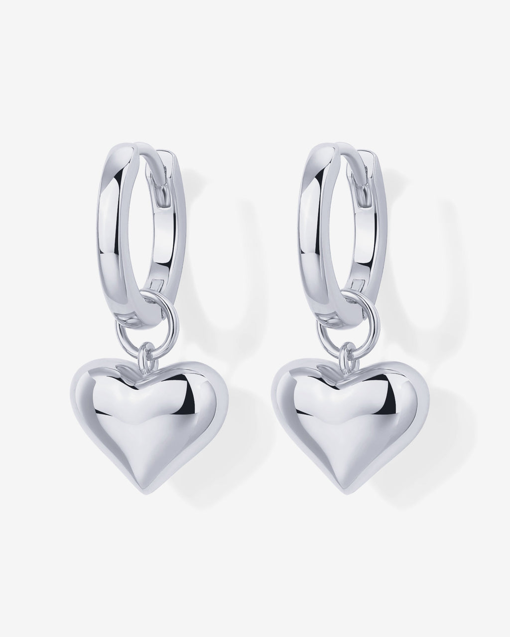 Heart Charm Earrings