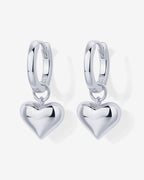 Heart Charm Earrings