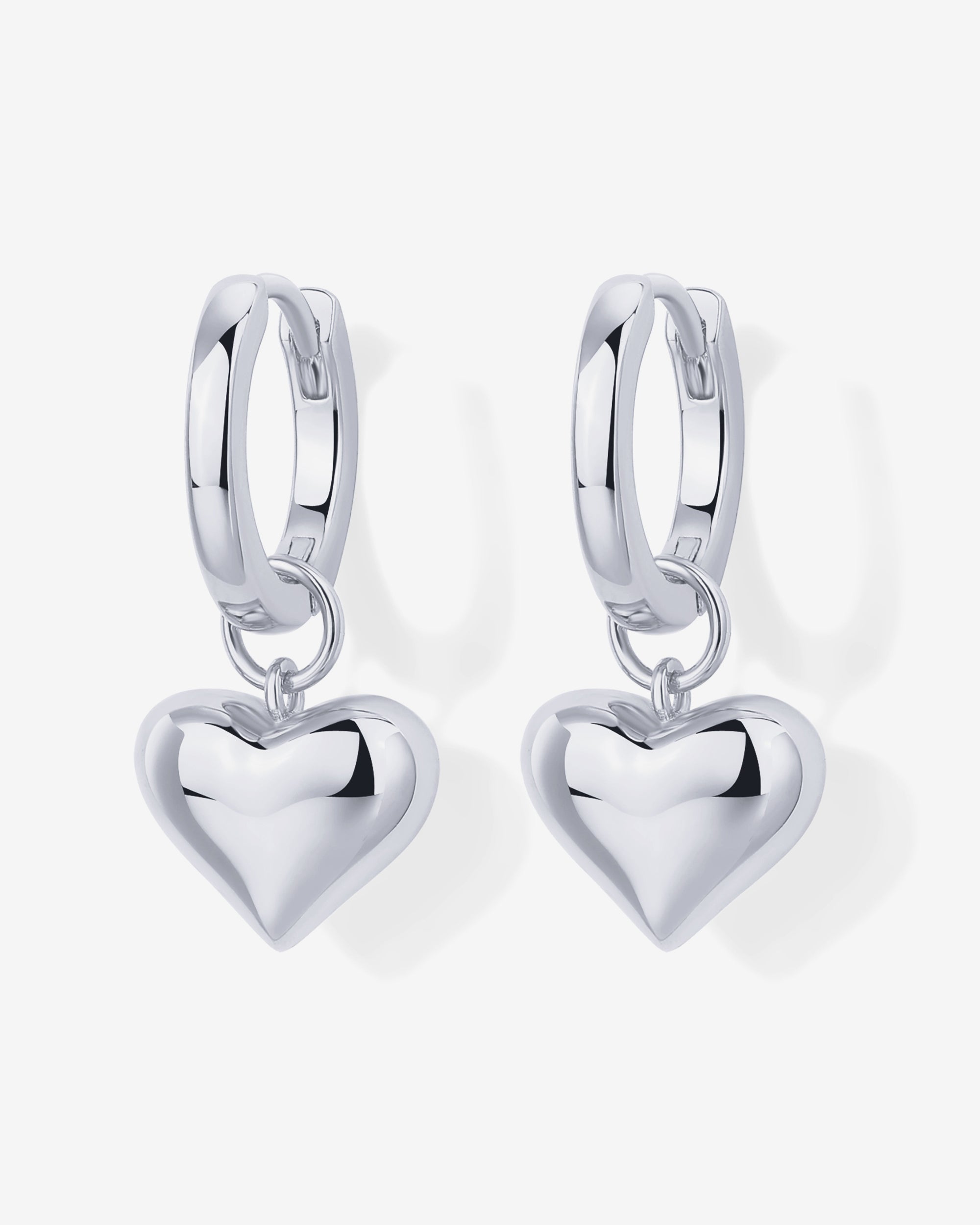Heart Charm Earrings