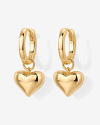 Heart Charm Earrings
