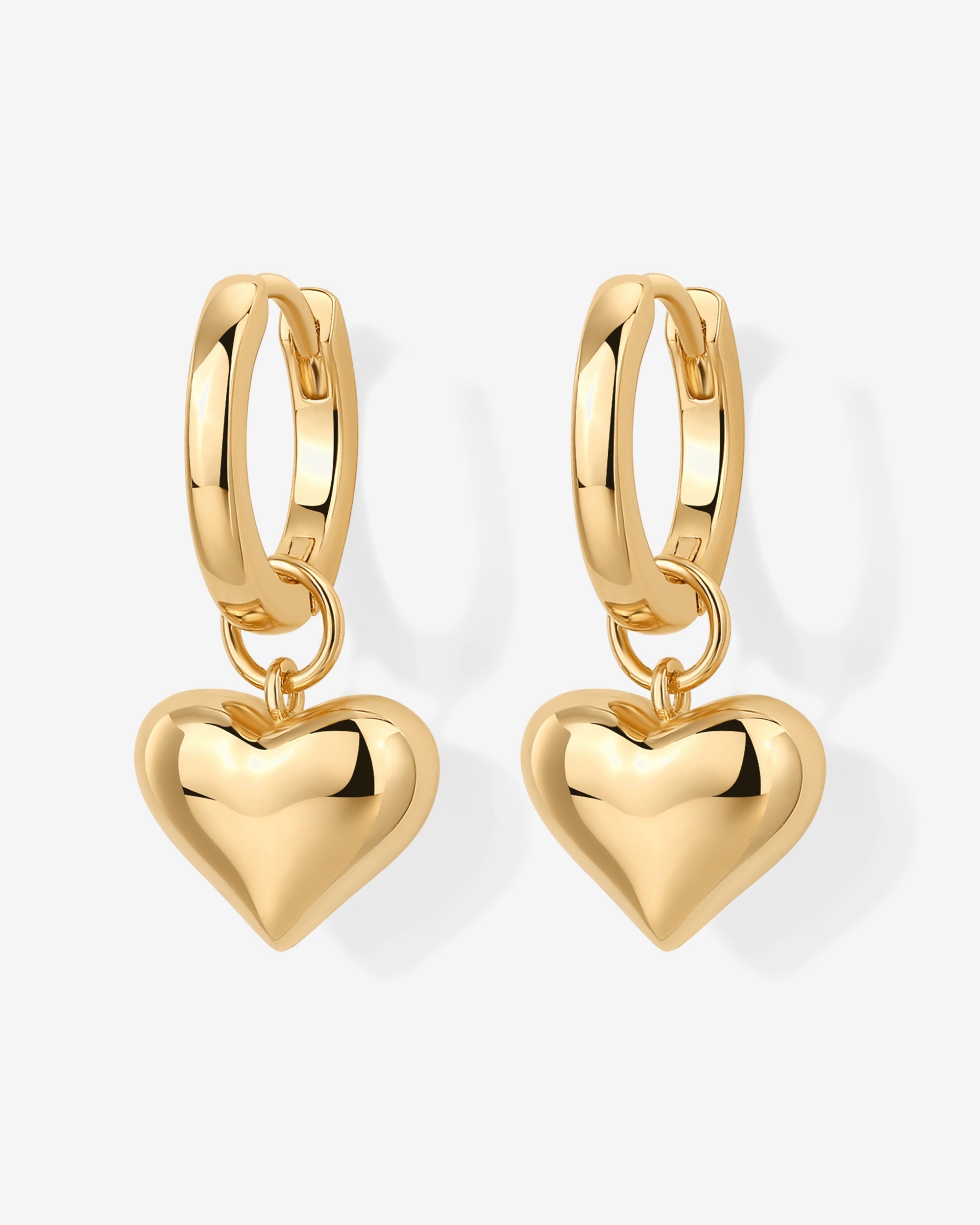 Heart Charm Earrings