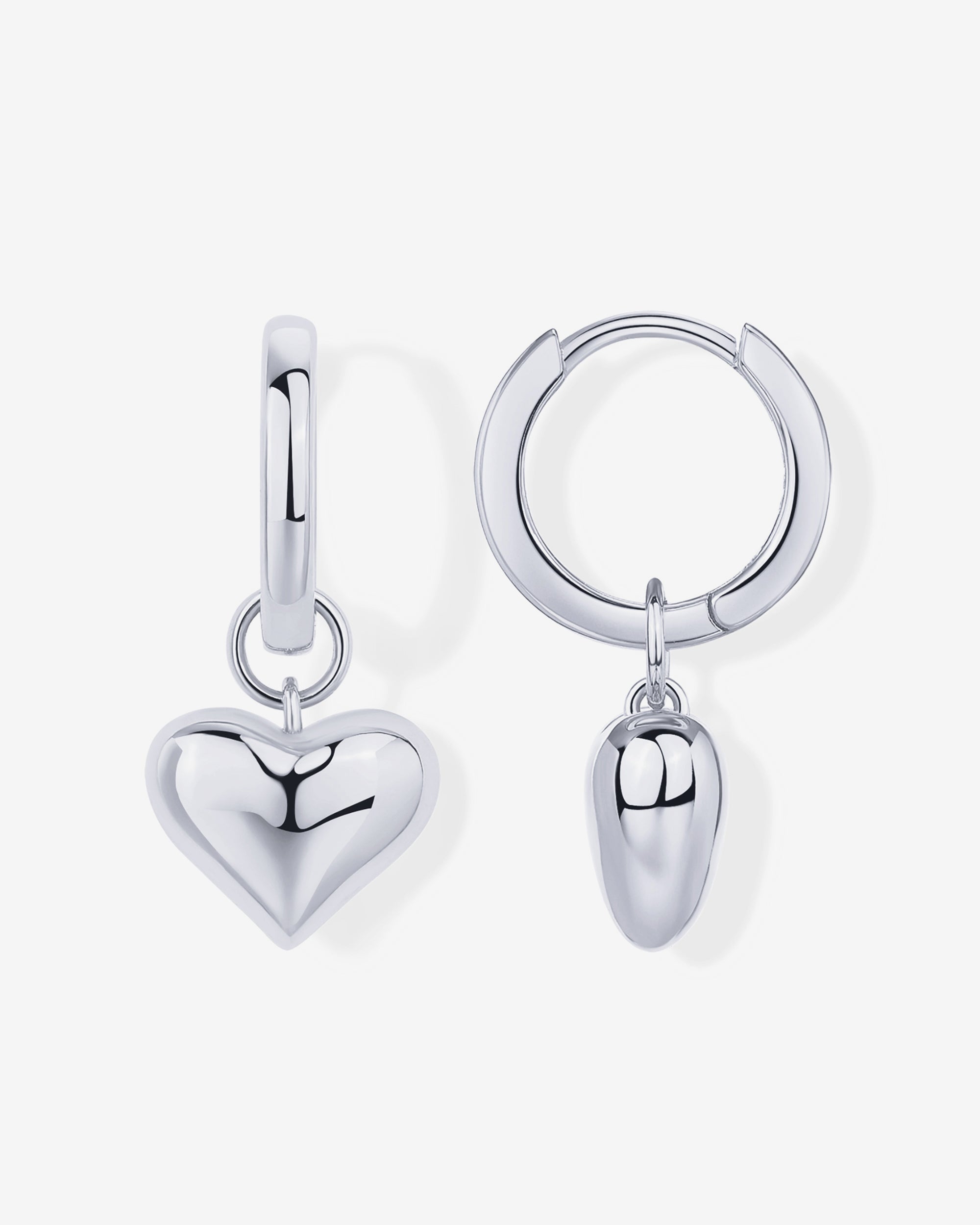 Heart Charm Earrings