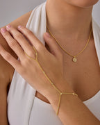 Dainty Beaded Hand Chain
