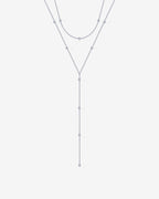 Beaded Tassel Lariat Necklace