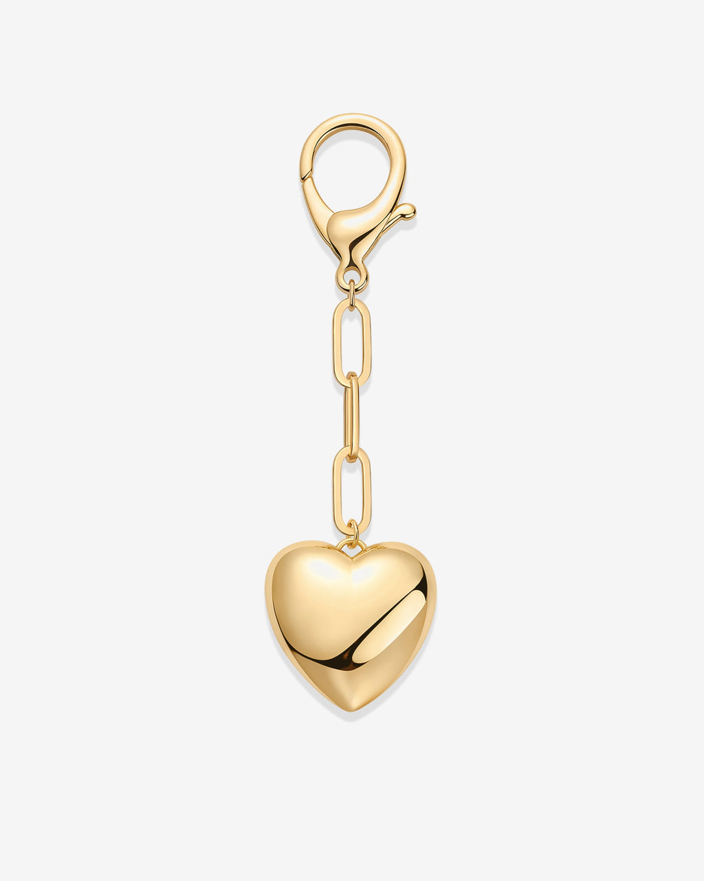Puffy Heart Bag Charm