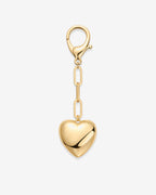 Puffy Heart Bag Charm