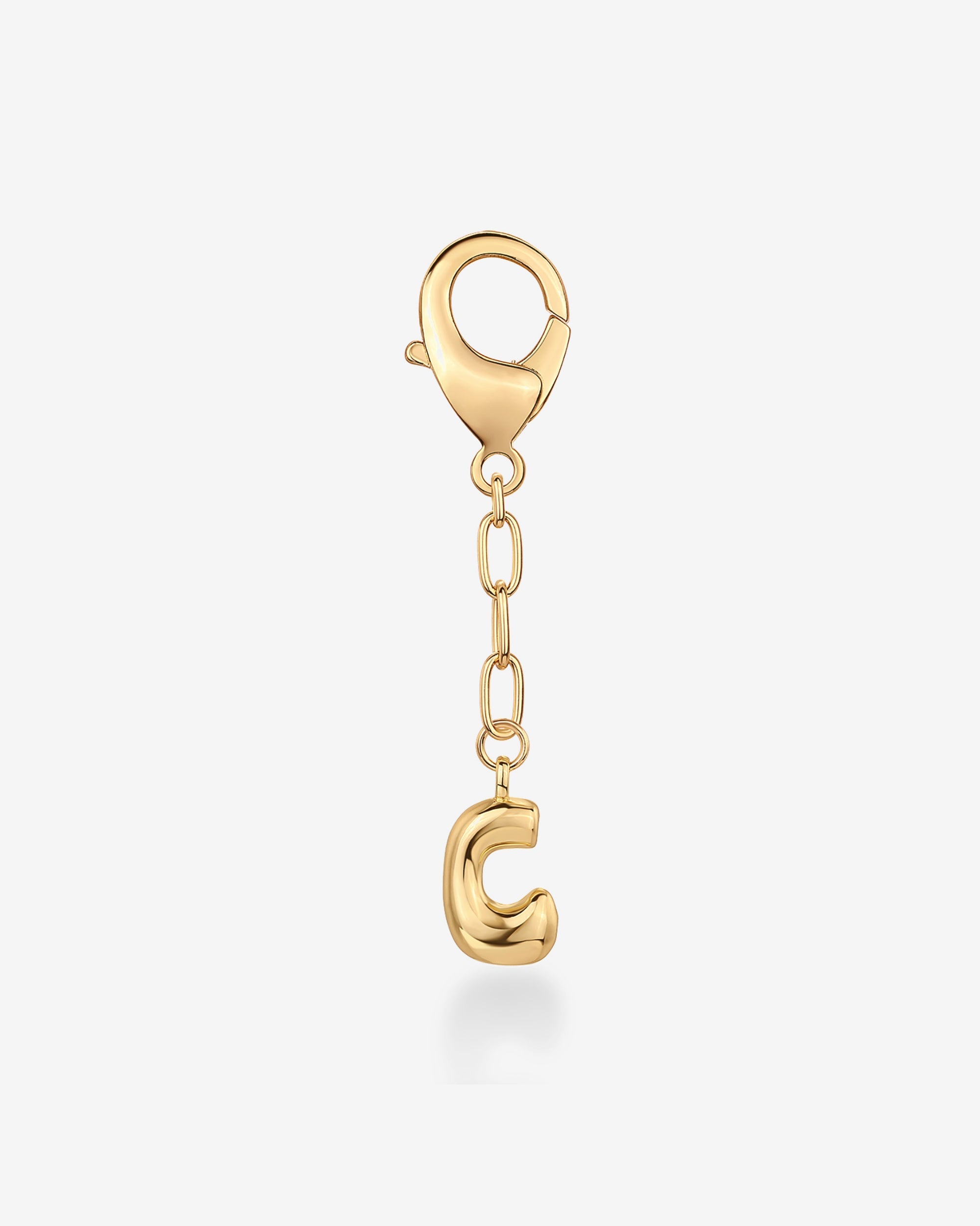 Bubble Letter Bag Charm