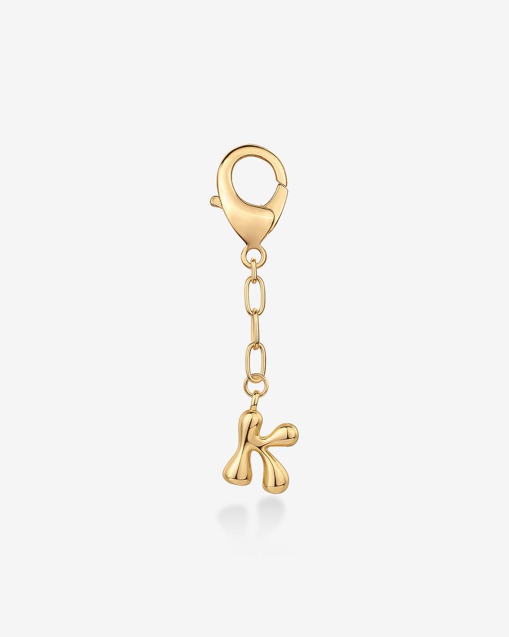 Bubble Letter Bag Charm