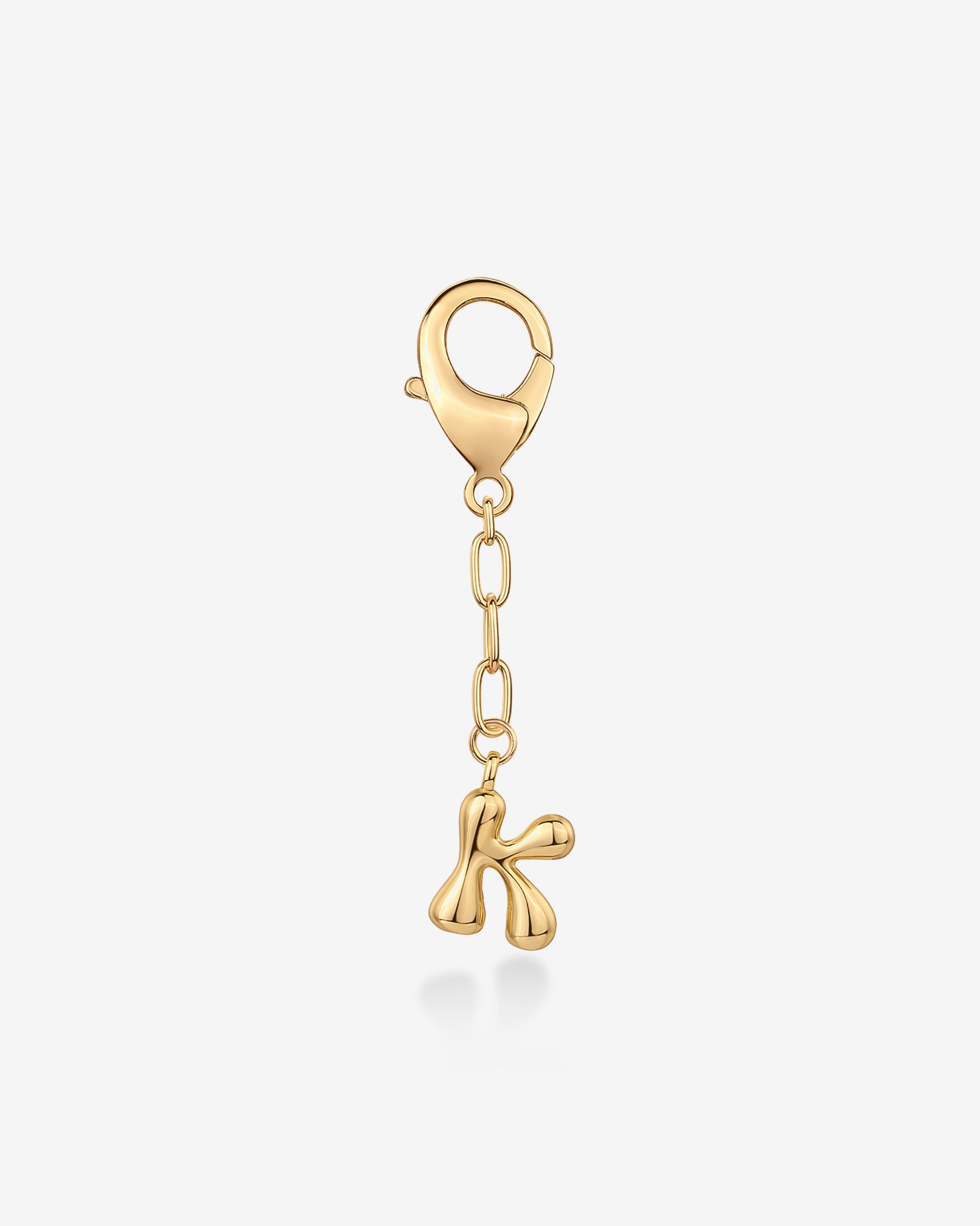 Bubble Letter Bag Charm