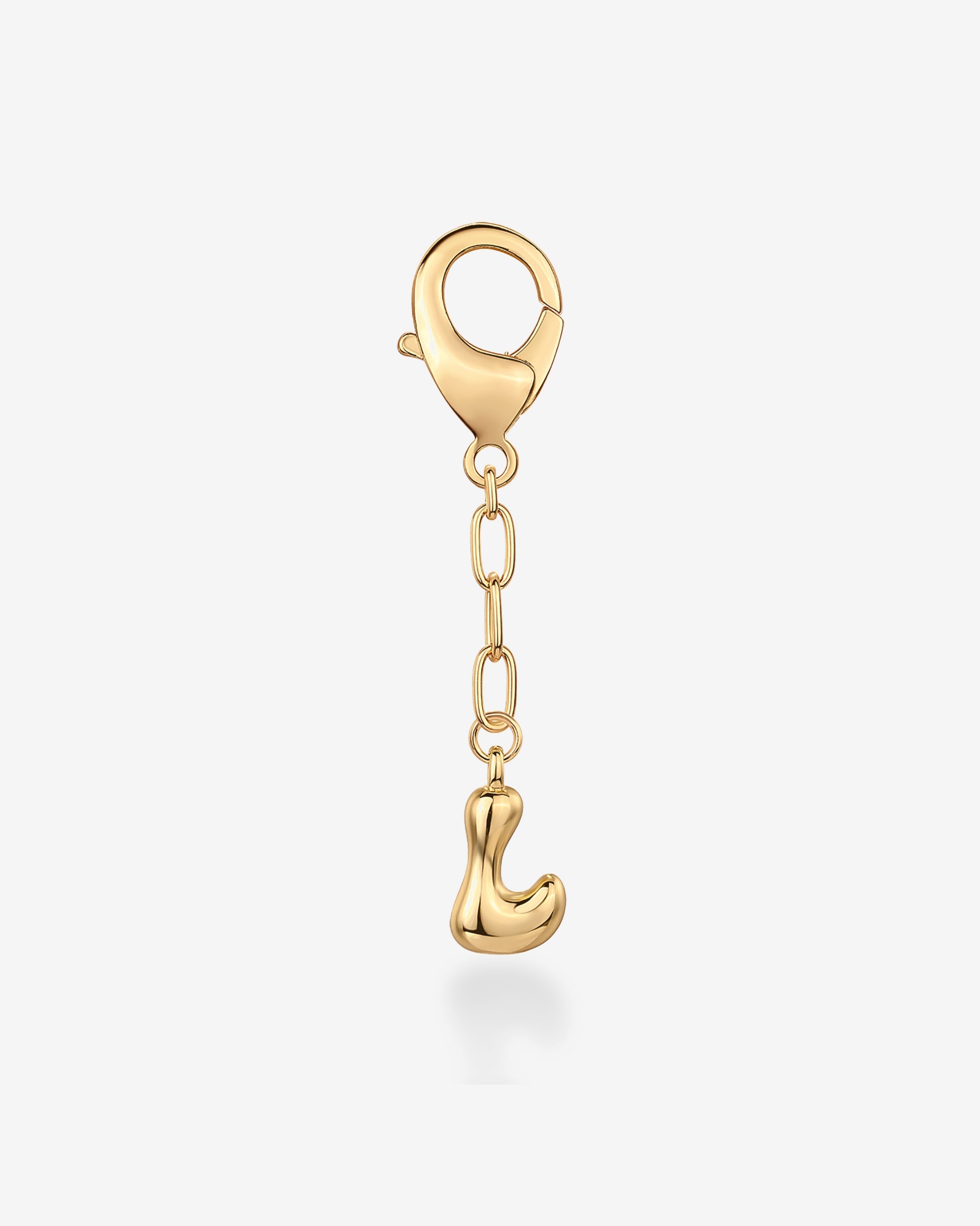 Bubble Letter Bag Charm