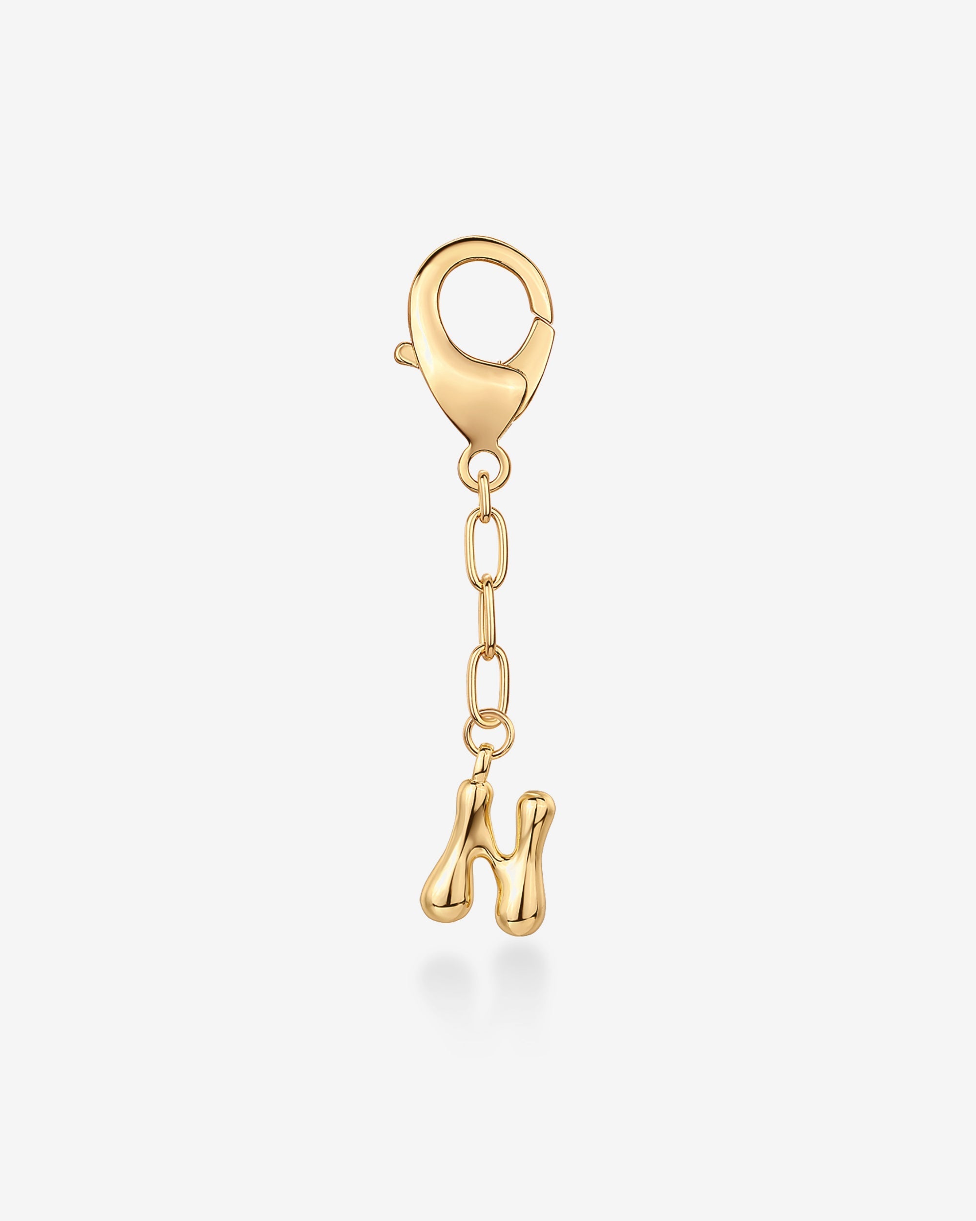 Bubble Letter Bag Charm