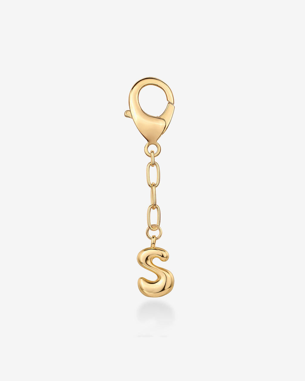 Bubble Letter Bag Charm