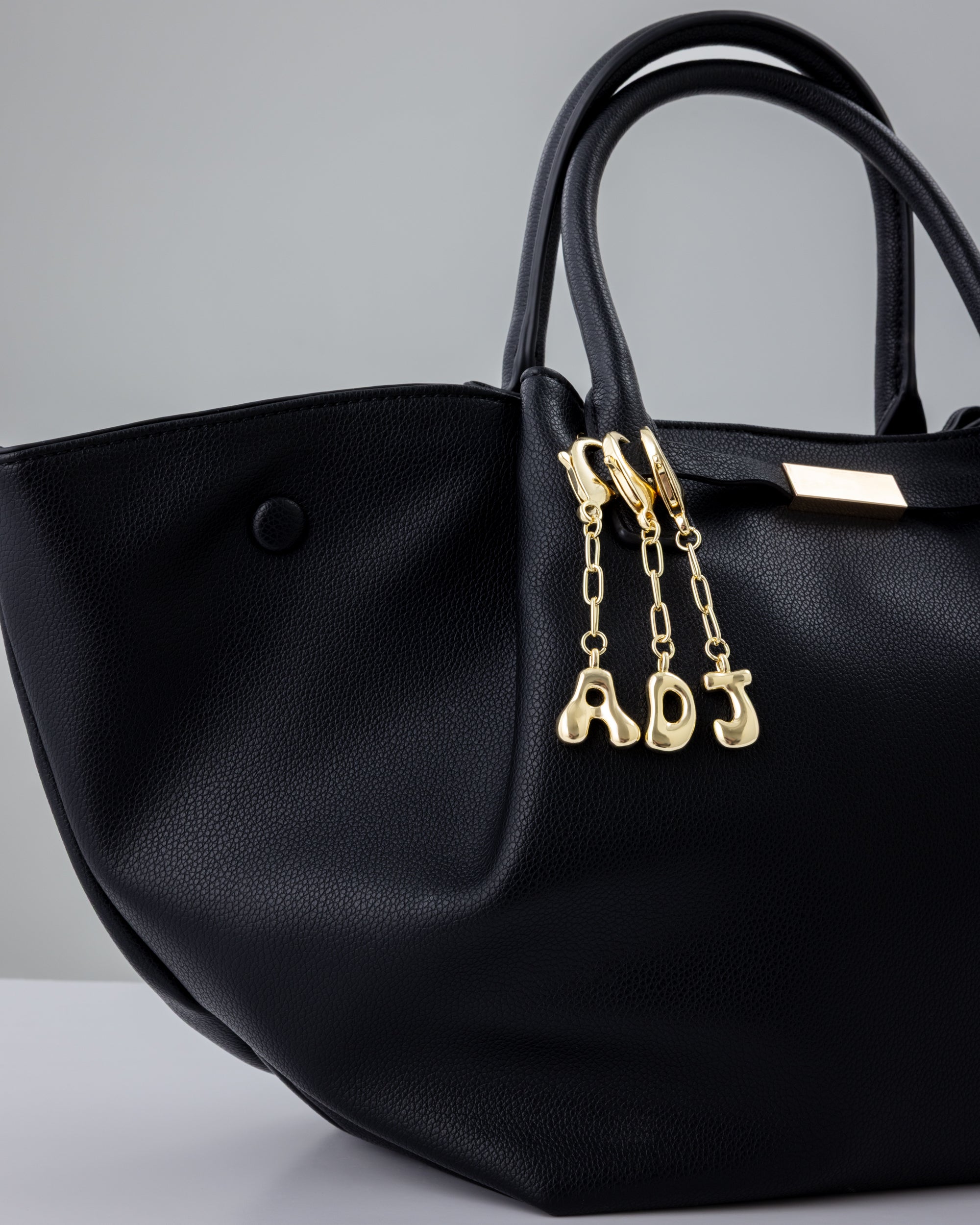 Bubble Letter Bag Charm