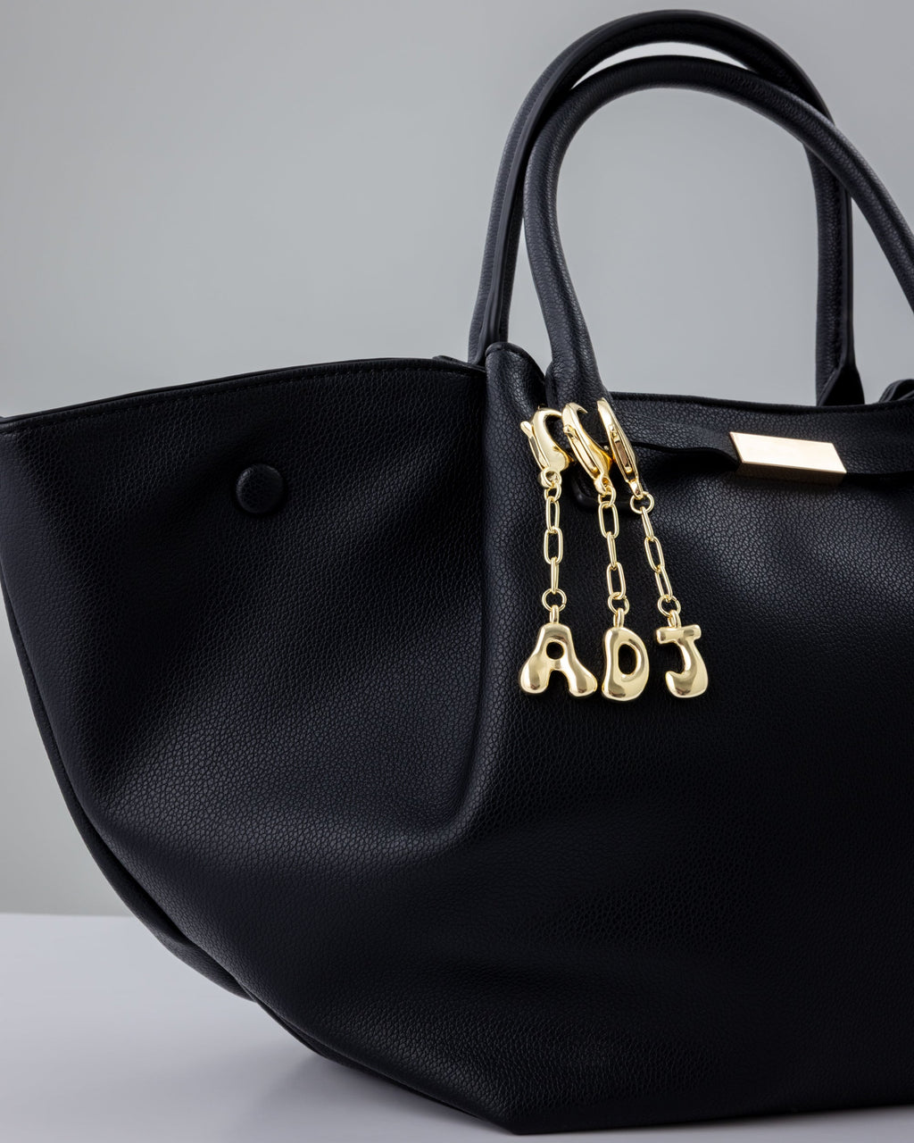 Bubble Letter Bag Charm