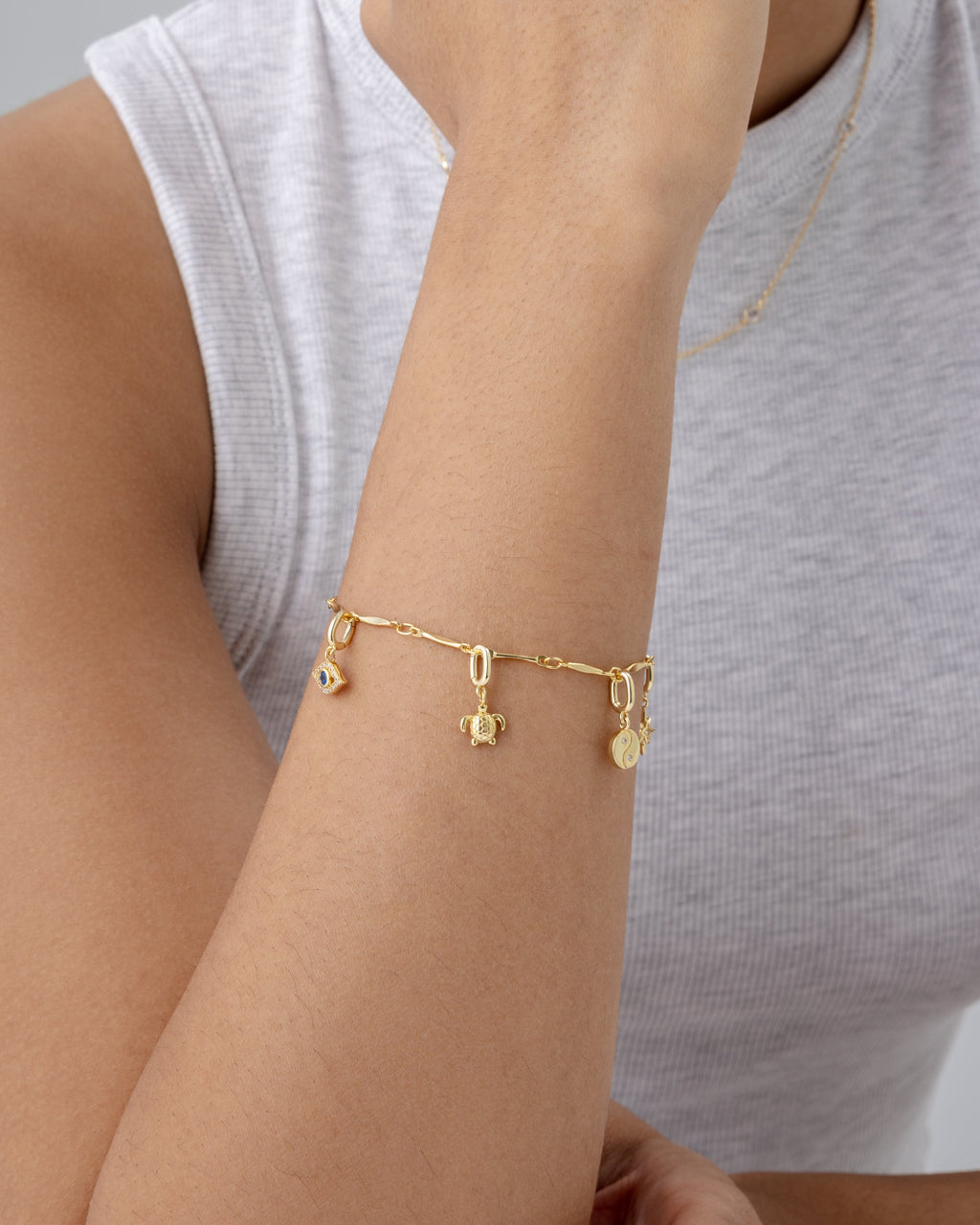 Cosmic Drip Charm Bracelet Set