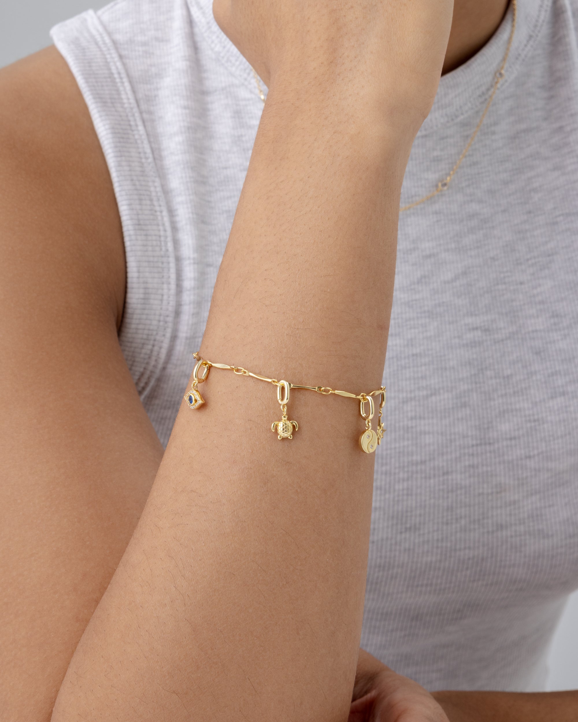 Cosmic Drip Charm Bracelet Set