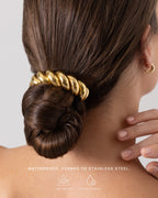 Chunky Croissant Hair Tie