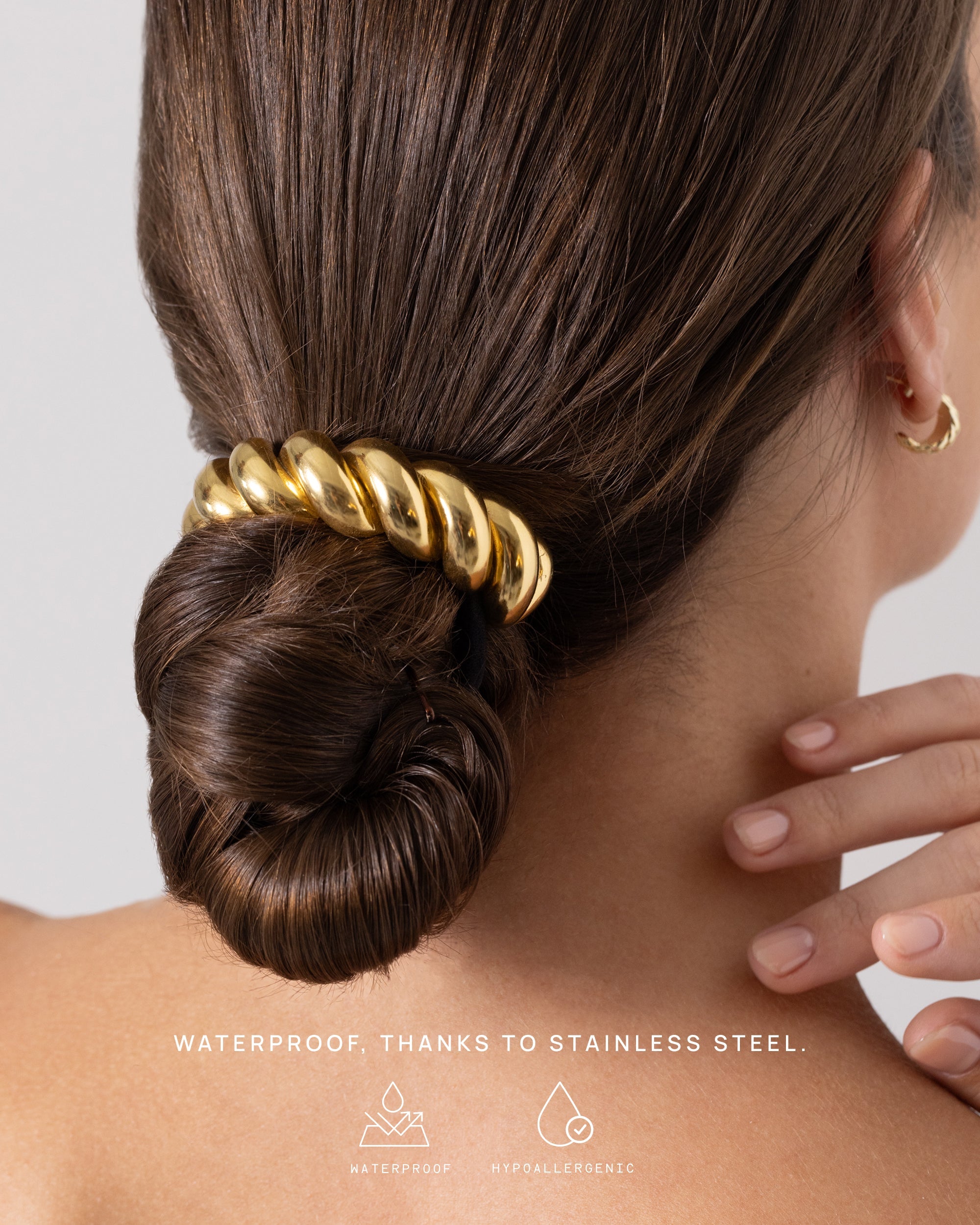 Chunky Croissant Hair Tie
